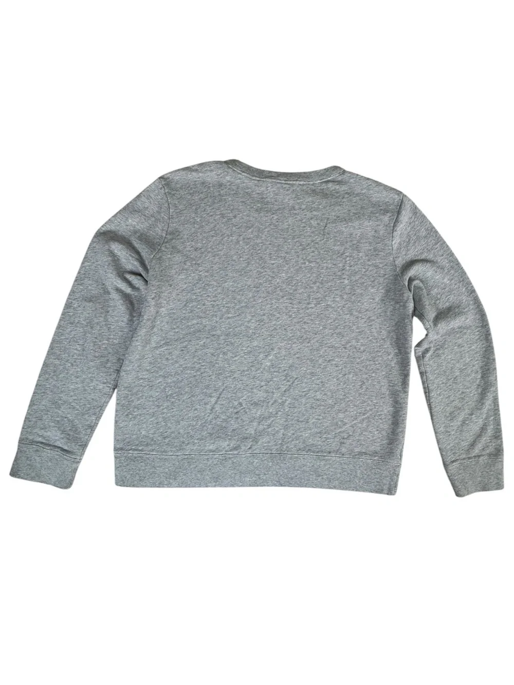 Kate Spade Broome Street Owl Sweatshirt Gray Cotton Pullover Ooh La La Medium